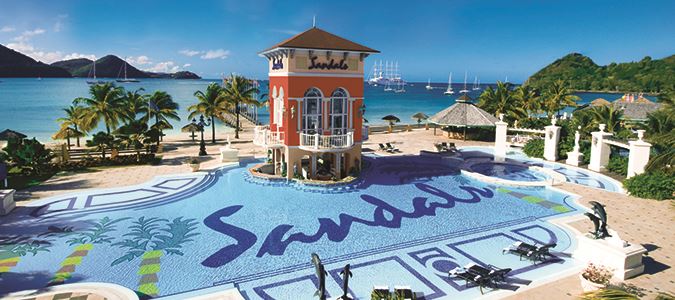 Sandals Resort honeymoon ad